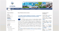 Desktop Screenshot of citepa.org